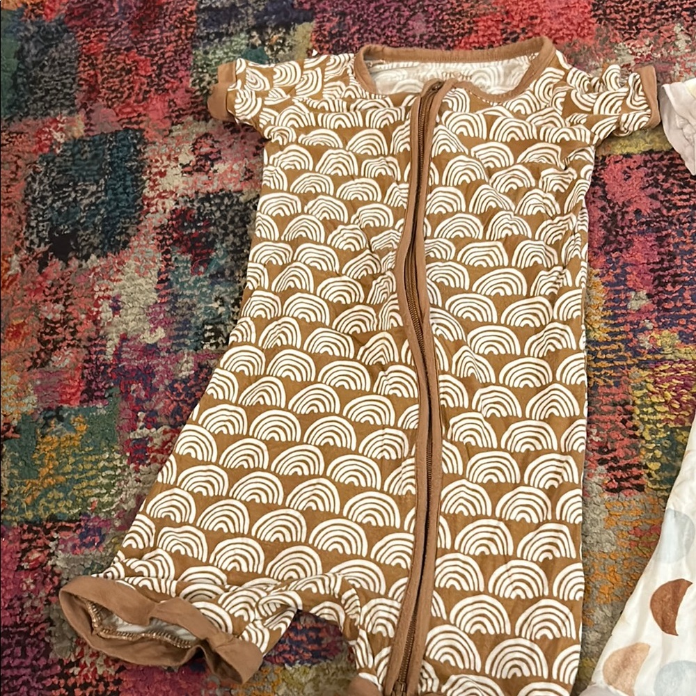 Brown and White Kids Pajamas